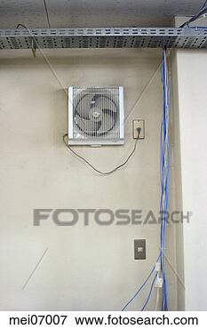 Picture - fan on wall. fotosearch 
- search stock 
photos, pictures, 
images, and photo 
clipart