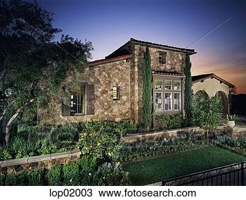 Stock Photo - home exterior. 
fotosearch - search 
stock photos, 
pictures, images, 
and photo clipart