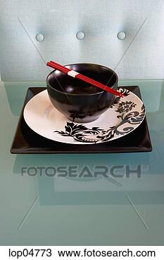 Stock Photo - japenese inspired 
table setting. 
fotosearch - search 
stock photos, 
pictures, images, 
and photo clipart