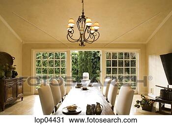 Stock Photography - large elegant 
tuscan style dining 
room. fotosearch 
- search stock 
photos, pictures, 
images, and photo 
clipart