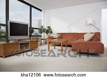 Stock Photo - livingroom with 
large window. 
fotosearch - search 
stock photos, 
pictures, images, 
and photo clipart