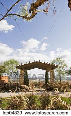 Stock Photograph - meditation structure 
and outdoor landscaping. 
fotosearch - search 
stock photos, 
pictures, images, 
and photo clipart
