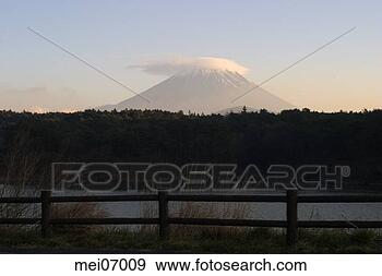 Stock Photograph - mountain in distance, 
mt fuji, japan. 
fotosearch - search 
stock photos, 
pictures, images, 
and photo clipart