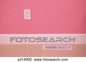 Stock Photo - pink wall, electrical 
socket and heat 
vent. fotosearch 
- search stock 
photos, pictures, 
images, and photo 
clipart