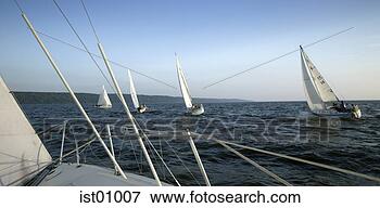 Picture - sailboats racing. 
fotosearch - search 
stock photos, 
pictures, images, 
and photo clipart
