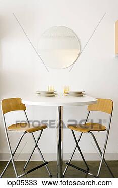 Stock Photo - small dining area. 
fotosearch - search 
stock photos, 
pictures, images, 
and photo clipart