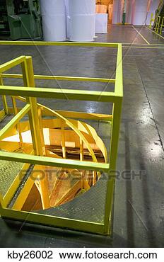 Stock Photo - spiral staircase 
in factory. fotosearch 
- search stock 
photos, pictures, 
images, and photo 
clipart