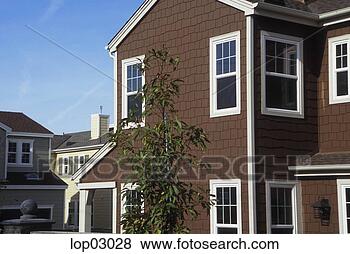 Stock Photo - suburban house. 
fotosearch - search 
stock photos, 
pictures, images, 
and photo clipart