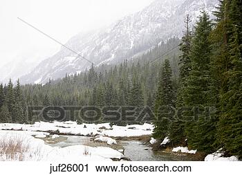 Stock Photography - tranquil stream 
among snowy mountain. 
fotosearch - search 
stock photos, 
pictures, images, 
and photo clipart