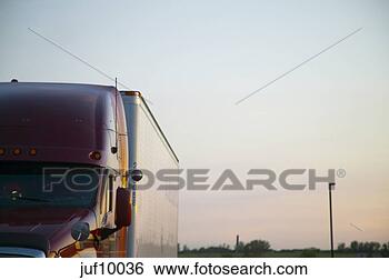 Stock Photo - truck at sunrise. 
fotosearch - search 
stock photos, 
pictures, images, 
and photo clipart