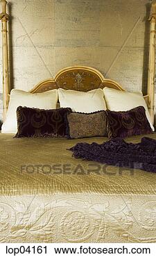Stock Photography - unique ornate 
master bedroom 
bed. fotosearch 
- search stock 
photos, pictures, 
images, and photo 
clipart