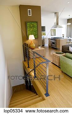 Stock Photo - view down stairs. 
fotosearch - search 
stock photos, 
pictures, images, 
and photo clipart