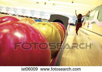 Stock Photograph - woman cheering 
at bowling alley. 
fotosearch - search 
stock photos, 
pictures, images, 
and photo clipart
