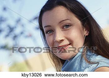 Stock Photo - woman smiling. 
fotosearch - search 
stock photos, 
pictures, images, 
and photo clipart