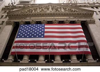 Stock Photo - american flag 
displayed on new 
york stock exchange. 
fotosearch - search 
stock photos, 
pictures, images, 
and photo clipart