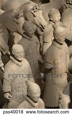 Stock Photo - army of stone 
soldiers and horses. 
fotosearch - search 
stock photos, 
pictures, images, 
and photo clipart