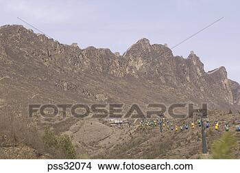 Stock Photo - cable cars with 
the great wall 
of china. fotosearch 
- search stock 
photos, pictures, 
images, and photo 
clipart