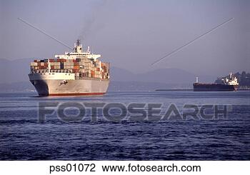 Stock Photo - container ship 
in ocean. fotosearch 
- search stock 
photos, pictures, 
images, and photo 
clipart