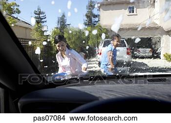 Stock Photo - family washing 
the car. fotosearch 
- search stock 
photos, pictures, 
images, and photo 
clipart