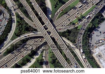 Stock Photography - high angle view 
of highways. fotosearch 
- search stock 
photos, pictures, 
images, and photo 
clipart