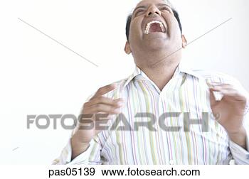 Stock Photograph - hispanic man laughing. 
fotosearch - search 
stock photos, 
pictures, images, 
and photo clipart