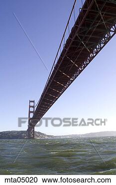 Stock Photography - low angle view 
of golden gate 
bridge. fotosearch 
- search stock 
photos, pictures, 
images, and photo 
clipart
