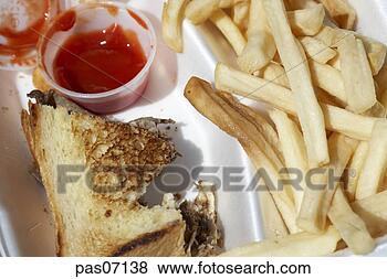 Stock Photo - lunch on styrofoam 
tray. fotosearch 
- search stock 
photos, pictures, 
images, and photo 
clipart