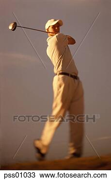 Stock Photo - man swinging golf 
club. fotosearch 
- search stock 
photos, pictures, 
images, and photo 
clipart