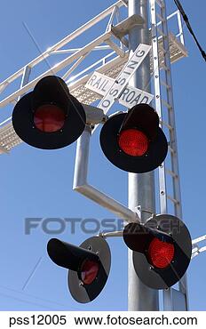 Stock Image - railroad crossing 
lights. fotosearch 
- search stock 
photos, pictures, 
images, and photo 
clipart