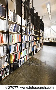 Picture - row of bookshelves 
in office. fotosearch 
- search stock 
photos, pictures, 
images, and photo 
clipart
