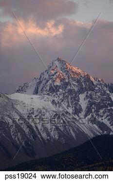 Stock Photo - snow covered mountain, 
rocky mountains. 
fotosearch - search 
stock photos, 
pictures, images, 
and photo clipart