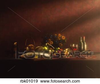 Stock Photograph - still life of 
salmon dinner. 
fotosearch - search 
stock photos, 
pictures, images, 
and photo clipart