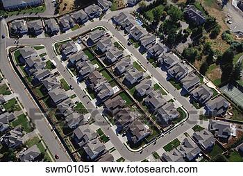 Stock Photography - aerial view of 
housing development. 
fotosearch - search 
stock photos, 
pictures, images, 
and photo clipart