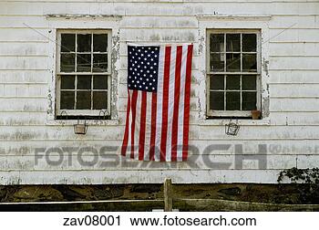 Stock Photography - american flag 
hung between two 
windows. fotosearch 
- search stock 
photos, pictures, 
images, and photo 
clipart