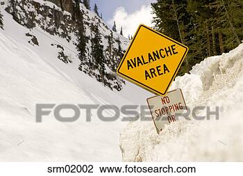 Stock Photo - avalanche area 
sign covered in 
snow. fotosearch 
- search stock 
photos, pictures, 
images, and photo 
clipart