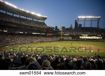 Stock Photo - baseball game 
in stadium at 
night. fotosearch 
- search stock 
photos, pictures, 
images, and photo 
clipart