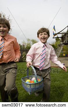 Picture - boys on easter 
egg hunt. fotosearch 
- search stock 
photos, pictures, 
images, and photo 
clipart