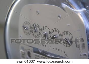 Picture - close up of an 
electrical meter. 
fotosearch - search 
stock photos, 
pictures, images, 
and photo clipart