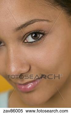 Stock Image - close up of woman’s 
face. fotosearch 
- search stock 
photos, pictures, 
images, and photo 
clipart