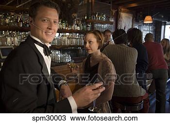 Stock Photo - couple at bar. 
fotosearch - search 
stock photos, 
pictures, images, 
and photo clipart
