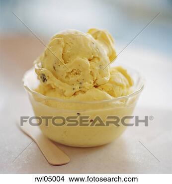 Stock Photo - gelato in ice 
cream dish with 
wooden ice cream 
spoon. fotosearch 
- search stock 
photos, pictures, 
images, and photo 
clipart