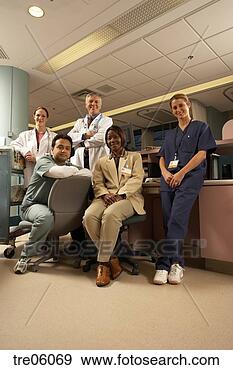 Stock Photograph - group of healthcare 
workers smiling. 
fotosearch - search 
stock photos, 
pictures, images, 
and photo clipart