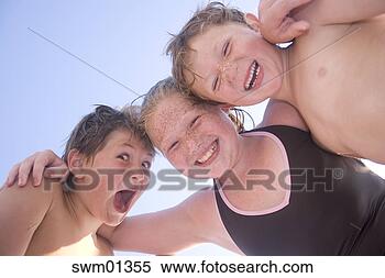 Stock Image - group of young 
children smiling. 
fotosearch - search 
stock photos, 
pictures, images, 
and photo clipart