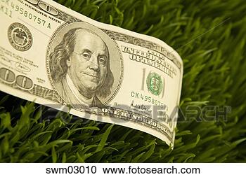 Stock Photography - hundred dollar 
bill in grass. 
fotosearch - search 
stock photos, 
pictures, images, 
and photo clipart