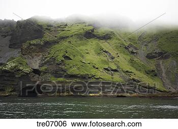 Stock Photo - lake with steep 
shore in fog. 
fotosearch - search 
stock photos, 
pictures, images, 
and photo clipart