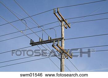 Stock Photo - low angle view 
of telephone pole. 
fotosearch - search 
stock photos, 
pictures, images, 
and photo clipart