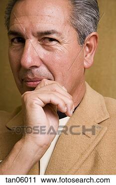 Stock Photography - mature man thinking. 
fotosearch - search 
stock photos, 
pictures, images, 
and photo clipart