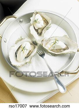 Picture - oysters on ice. 
fotosearch - search 
stock photos, 
pictures, images, 
and photo clipart