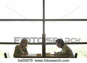 Stock Photograph - people studying 
in study hall. 
fotosearch - search 
stock photos, 
pictures, images, 
and photo clipart