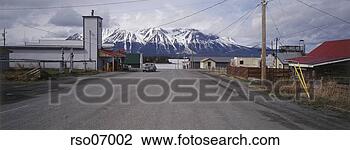 Stock Photo - rural town and 
mountain in british 
columbia. fotosearch 
- search stock 
photos, pictures, 
images, and photo 
clipart